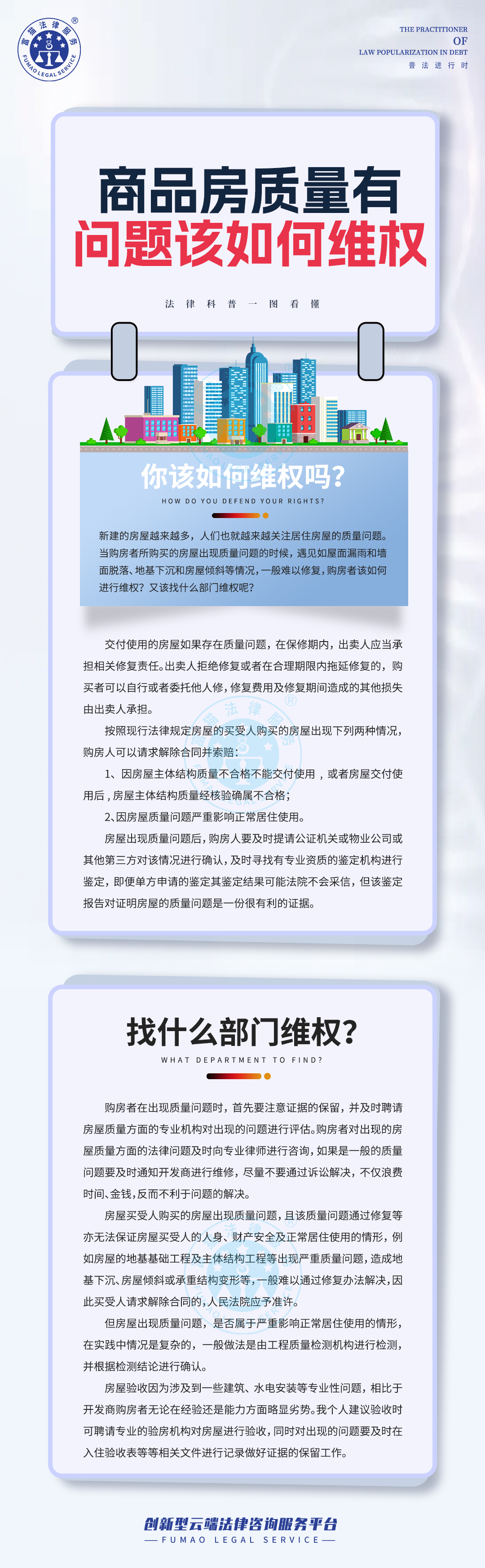 全民普法丨商品房質(zhì)量有問題該如何維權(quán)