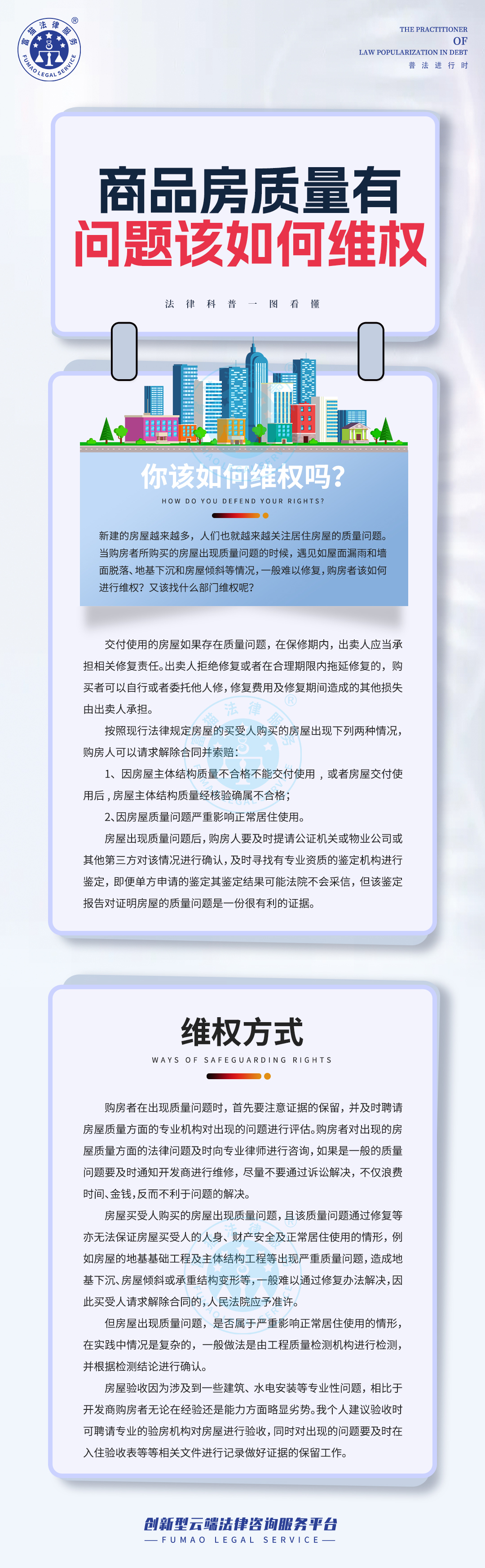 全民普法丨商品房質(zhì)量有問題該如何維權(quán)？